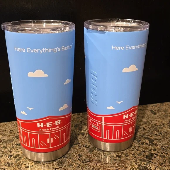 NWT H-E-B Brand Shop Collectible Kodi Store Front Tumbler 22 Oz - Picture 5 of 11